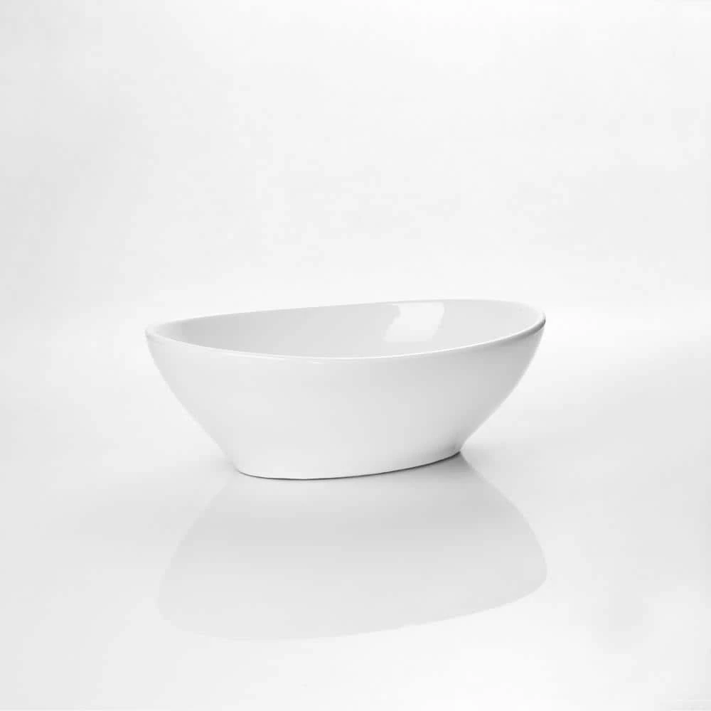 Dyconn 16.14 in. x 13.2 in. Vessel Sink in White 6 Dyconn 16.14 in. x 13.2 in. Vessel Sink in White - Image 4