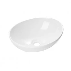Dyconn 16.14 in. x 13.2 in. Vessel Sink in White