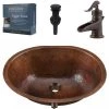 SINKOLOGY Freud Undermount 19 in. All-In-One Bathroom Sink with Pfister Centerset Bronze Faucet and Drain 1 SINKOLOGY Freud Undermount 19 in. All-In-One Bathroom Sink with Pfister Centerset Bronze Faucet and Drain -Bathroom Sinks Sales aged copper sinkology undermount bathroom sinks sb207 19ag f042 64 1000