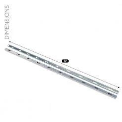 Vance 36 in. Universal Undermount Sink Installation Kit -Bathroom Sinks Sales aluminum vance sink mounting hardware qn36um 4f 1000