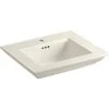 KOHLER Memoirs Stately 24.5 in. Console Sink Basin in Biscuit