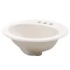 KOHLER Pennington Drop-In Vitreous China Bathroom Sink in Biscuit with Overflow Drain -Bathroom Sinks Sales biscuit kohler drop in bathroom sinks k 2196 4 96 64 1000