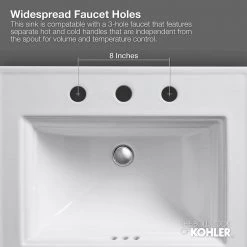 KOHLER Pennington Drop-In Vitreous China Bathroom Sink in Biscuit with Overflow Drain 24 KOHLER Pennington Drop-In Vitreous China Bathroom Sink in Biscuit with Overflow Drain -Bathroom Sinks Sales biscuit kohler drop in bathroom sinks k 2196 4 96 d4 1000