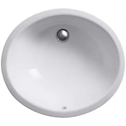 KOHLER Caxton Vitreous China Undermount Bathroom Sink with Overflow Drain in Biscuit with Overflow Drain -Bathroom Sinks Sales biscuit kohler undermount bathroom sinks k 2210 96 c3 1000