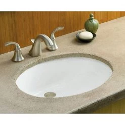 KOHLER Caxton Undermount Bathroom Sink with Glazed Underside in Biscuit 9 KOHLER Caxton Undermount Bathroom Sink with Glazed Underside in Biscuit -Bathroom Sinks Sales biscuit kohler undermount bathroom sinks k 2210 g 96 40 1000
