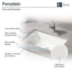 Rene Undermount Porcelain Bathroom Sink in Biscuit with Pop-Up Drain in Chrome 12 Rene Undermount Porcelain Bathroom Sink in Biscuit with Pop-Up Drain in Chrome -Bathroom Sinks Sales biscuit rene undermount bathroom sinks r2 1002 b pud c a0 1000