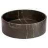 Eden Bath Thin Lip Column Nero Marquino Marble Round Vessel Sink -Bathroom Sinks Sales black eden bath vessel sinks eb s053nm h 64 1000