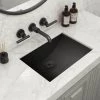 Ruvati Ariaso 18 in. Bathroom Sink Undermount Gunmetal Black Stainless Steel