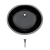 MR Direct Undermount Porcelain Bathroom Sink in Black with Pop-Up Drain in Brushed Nickel 2 MR Direct Undermount Porcelain Bathroom Sink in Black with Pop-Up Drain in Brushed Nickel -Bathroom Sinks Sales black mr direct undermount bathroom sinks upm bl pud bn 64 1000