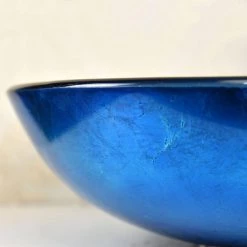 Taholi 5.5 in. Sink Basin in Blue Glass -Bathroom Sinks Sales blue taholi console sinks ry nk usbr1003 c3 1000