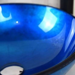 Taholi 5.5 in. Console Sink Basin in Blue -Bathroom Sinks Sales blue taholi console sinks ry nk1 usbr1003 1f 1000