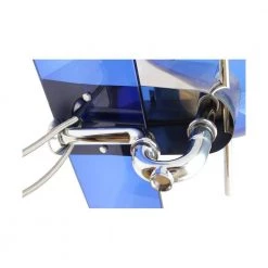 RENOVATORS SUPPLY MANUFACTURING Blue Lotus Glass Wall Mounted Bathroom Sink with Towel Bar Faucet and Drain -Bathroom Sinks Sales blue wall mount sinks 10826 76 1000