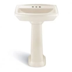 Glacier Bay Designer Series 24 in. Pedestal Sink Basin with 4 in. Faucet Center in Bone 5 Glacier Bay Designer Series 24 in. Pedestal Sink Basin with 4 in. Faucet Center in Bone -Bathroom Sinks Sales bone glacier bay pedestal sinks n2490l 24 4 bne c3 1000