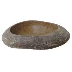 Eden Bath Natural River Rock Boulder Vessel Sink in Brown -Bathroom Sinks Sales brown eden bath vessel sinks eb s019rr p 1f 1000