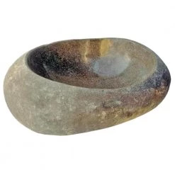 Eden Bath Natural River Rock Boulder Vessel Sink in Brown -Bathroom Sinks Sales brown eden bath vessel sinks eb s019rr p 66 1000