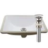 Novatto 18.25 in. Rectangular Undermount Porcelain Bathroom Sink in White with Overflow Drain in Brushed Nickel 1 Novatto 18.25 in. Rectangular Undermount Porcelain Bathroom Sink in White with Overflow Drain in Brushed Nickel -Bathroom Sinks Sales brushed nickel novatto undermount bathroom sinks np u193902bn 64 1000