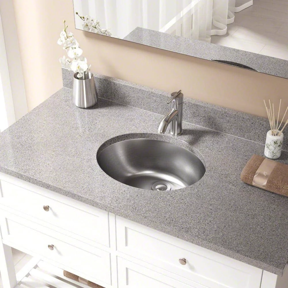 MR Direct Dual-Mount Bathroom Vessel Sink in Stainless Steel 3 MR Direct Dual-Mount Bathroom Vessel Sink in Stainless Steel