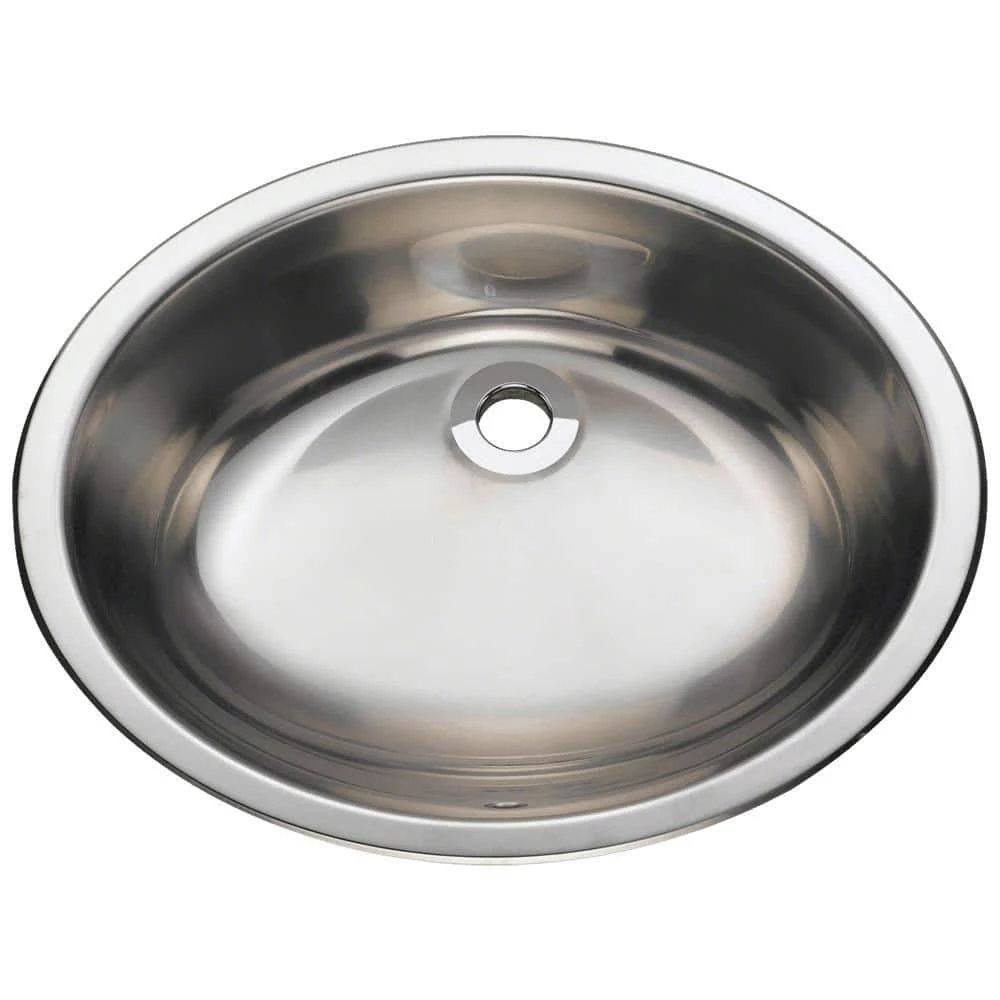 MR Direct Dual-Mount Bathroom Vessel Sink in Stainless Steel 4 MR Direct Dual-Mount Bathroom Vessel Sink in Stainless Steel - Image 2