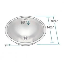 MR Direct Tri-Mount Bathroom Sink in Stainless Steel -Bathroom Sinks Sales brushed satin mr direct undermount bathroom sinks 420 40 1000