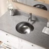 MR Direct Tri-Mount Bathroom Sink in Stainless Steel -Bathroom Sinks Sales brushed satin mr direct undermount bathroom sinks 420 64 1000