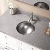 MR Direct Tri-Mount Bathroom Sink in Stainless Steel with Pop-Up Drain in Brushed Nickel 2 MR Direct Tri-Mount Bathroom Sink in Stainless Steel with Pop-Up Drain in Brushed Nickel -Bathroom Sinks Sales brushed satin mr direct undermount bathroom sinks 420 bn ens 64 1000