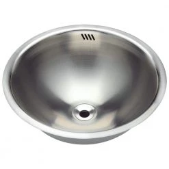 MR Direct Tri-Mount Bathroom Sink in Stainless Steel -Bathroom Sinks Sales brushed satin mr direct undermount bathroom sinks 420 e1 1000