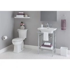 American Standard Edgemere Pedestal Leg in Polished Chrome 7 American Standard Edgemere Pedestal Leg in Polished Chrome -Bathroom Sinks Sales chrome american standard console sinks 8719000 002 31 1000