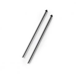 JONES STEPHENS 31-3/4 in. Adjustable Round Contemporary Lavatory Legs for Wall Mounted Sinks in Chrome (2-Pack)