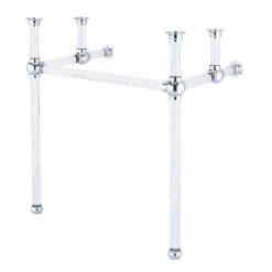 Bathroom Sinks Sales 11 Water Creation Empire 30 in. Acrylic Wash Stand Legs with Chrome Connectors