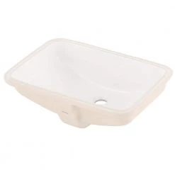 TOTO 19 in. Undermount Bathroom Sink with CeFiONtect in Cotton White -Bathroom Sinks Sales cotton white toto undermount bathroom sinks lt542g 01 40 1000