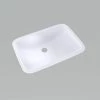 TOTO 19 in. Undermount Bathroom Sink with CeFiONtect in Cotton White -Bathroom Sinks Sales cotton white toto undermount bathroom sinks lt542g 01 64 1000