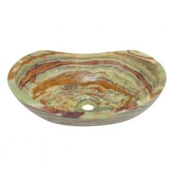 Onyx Marble Designs Oval Onyx Stone Vessel Sink in Dark Green -Bathroom Sinks Sales dark green onyx marble designs vessel sinks snk ov ga s 4f 1000
