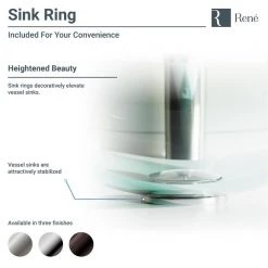 Rene Glass Vessel Sink in Frosted with R9-7001 Faucet and Pop-Up Drain in Brushed Nickel 19 Rene Glass Vessel Sink in Frosted with R9-7001 Faucet and Pop-Up Drain in Brushed Nickel -Bathroom Sinks Sales frosted rene vessel sinks r5 5002 r9 7001 bn c3 1000