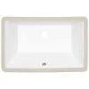 Ticor Belfast 20.75 in. Undermount Vanity Sink in White 1 Ticor Belfast 20.75 in. Undermount Vanity Sink in White -Bathroom Sinks Sales glazed white ticor undermount bathroom sinks b3 wt 64 1000