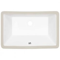 Ticor Belfast 20.75 in. Undermount Vanity Sink in White