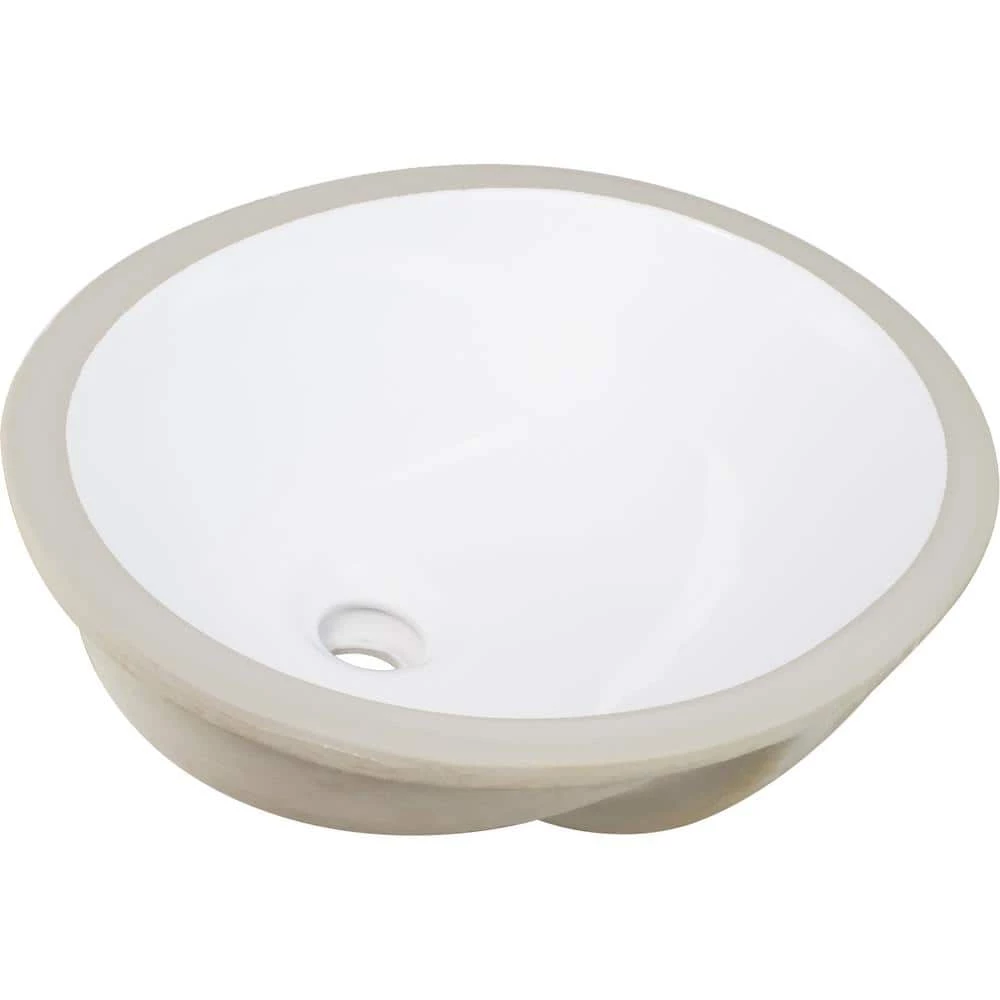 Ticor Belfast 16.5 in. Undermount Vanity Sink in White 5 Ticor Belfast 16.5 in. Undermount Vanity Sink in White - Image 3