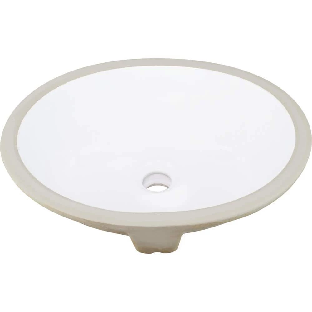 Ticor Belfast 16.5 in. Undermount Vanity Sink in White 4 Ticor Belfast 16.5 in. Undermount Vanity Sink in White - Image 2
