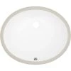 Ticor Belfast 18.5 in. Undermount Vanity Sink in White 2 Ticor Belfast 18.5 in. Undermount Vanity Sink in White -Bathroom Sinks Sales glazed white ticor undermount bathroom sinks s650 wt 64 1000
