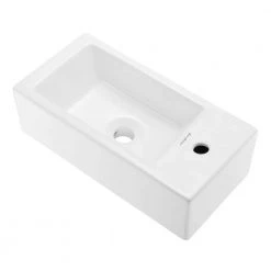 Swiss Madison Voltaire 19.5 in. x 10 in. Rectangular Ceramic Wall Hung Vessel Sink with Right Side Faucet Mount in White 18 Swiss Madison Voltaire 19.5 in. x 10 in. Rectangular Ceramic Wall Hung Vessel Sink with Right Side Faucet Mount in White -Bathroom Sinks Sales glossy swiss madison wall mount sinks sm ws316 a0 1000