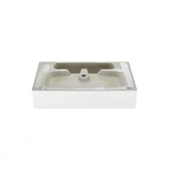 Swiss Madison Claire 24 in. Ceramic Console Sink Basin and Legs Combo in Glossy White Basin with Matte White Legs 18 Swiss Madison Claire 24 in. Ceramic Console Sink Basin and Legs Combo in Glossy White Basin with Matte White Legs -Bathroom Sinks Sales glossy white swiss madison console sinks sm cs741 1f 1000