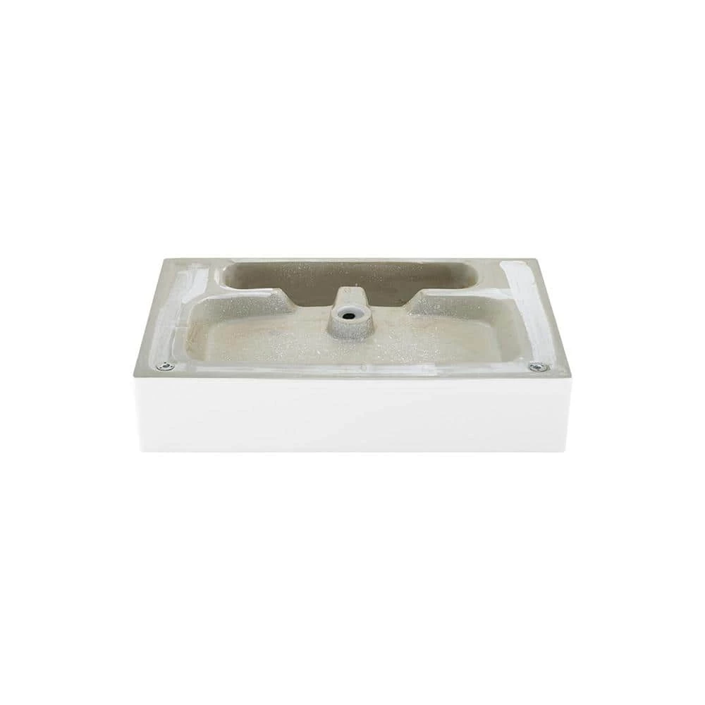 Swiss Madison Claire 24 in. Console Sink White Basin Black Legs 5 Swiss Madison Claire 24 in. Console Sink White Basin Black Legs - Image 4