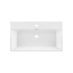 Swiss Madison Claire 30 in. Console Sink White Basin Black Legs -Bathroom Sinks Sales glossy white swiss madison console sinks sm cs772 40 1000