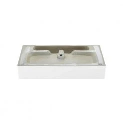 Swiss Madison Claire 30 in. Console Sink White Basin Black Legs -Bathroom Sinks Sales glossy white swiss madison console sinks sm cs772 a0 1000