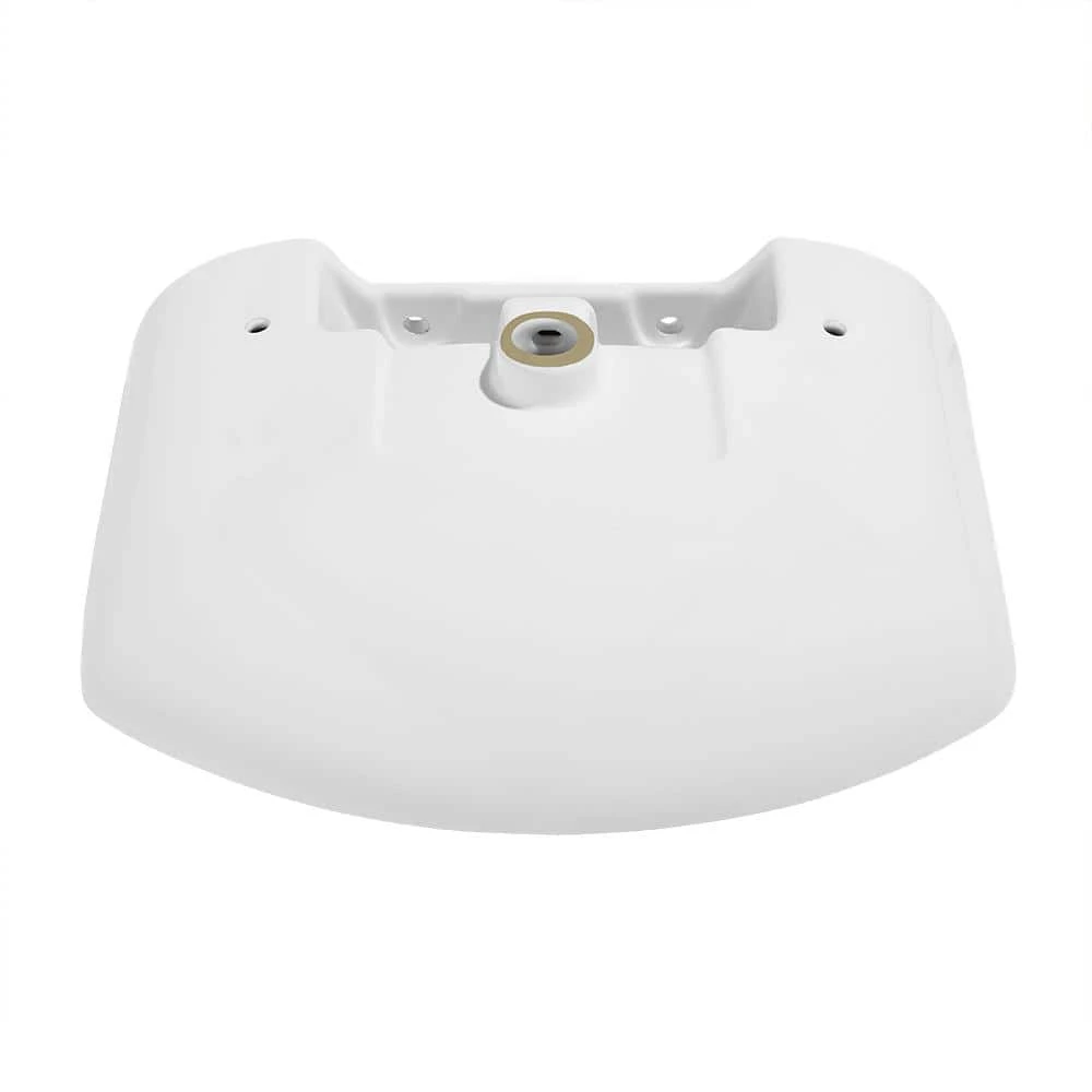 Swiss Madison Chateau Pedestal Bathroom Sink Round Single Faucet Hole in White 7 Swiss Madison Chateau Pedestal Bathroom Sink Round Single Faucet Hole in White - Image 5