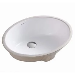 Swiss Madison Monaco 19 in. Oval Under-Mount Bathroom Sink in Glossy White -Bathroom Sinks Sales glossy white swiss madison undermount bathroom sinks sm um622 a0 1000