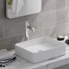 Swiss Madison Concorde 19 in. Rectangle Ceramic Vessel Sink in White 1 Swiss Madison Concorde 19 in. Rectangle Ceramic Vessel Sink in White -Bathroom Sinks Sales glossy white swiss madison vessel sinks sm vs201 64 1000