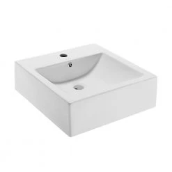 Swiss Madison Voltaire 18 in. Square Ceramic Vessel Sink in Glossy White 15 Swiss Madison Voltaire 18 in. Square Ceramic Vessel Sink in Glossy White -Bathroom Sinks Sales glossy white swiss madison wall mount sinks sm vs276 a0 1000