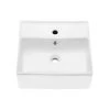 Swiss Madison Claire Compact Ceramic Wall Hung Sink in White -Bathroom Sinks Sales glossy white swiss madison wall mount sinks sm ws319 64 1000