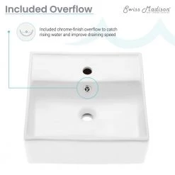 Swiss Madison Claire Compact Ceramic Wall Hung Sink in White 19 Swiss Madison Claire Compact Ceramic Wall Hung Sink in White -Bathroom Sinks Sales glossy white swiss madison wall mount sinks sm ws319 76 1000
