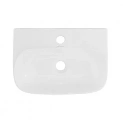 Swiss Madison St. Tropez Ceramic Rectangle Wall Hung Vessel Sink in White -Bathroom Sinks Sales glossy white swiss madison wall mount sinks sm ws329 40 1000